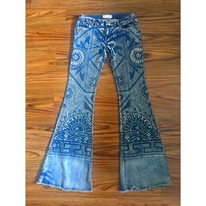 Free People Bell-bottoms Jeans